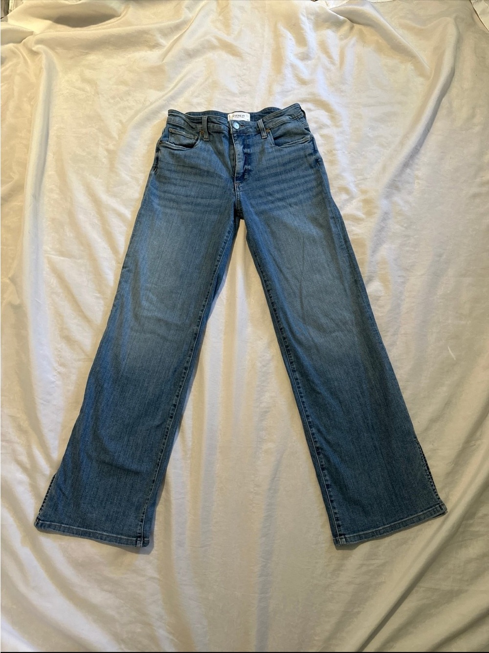 Evereve High Rise Trouser Jeans Sz 28